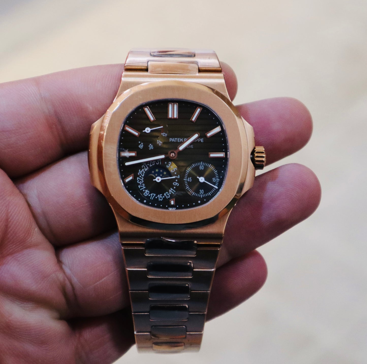 PATEK PHILIPPE 5712 - باتيك فيليب كلين اعلى كواليتي طبق الأصل