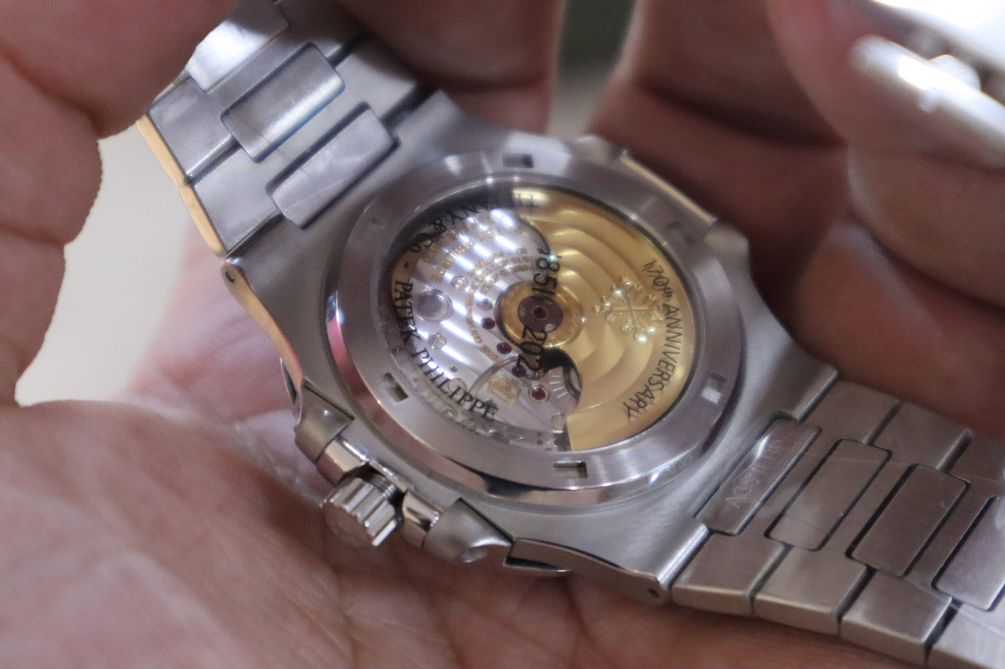 PATEK PHILIPPE 5711 - باتيك فيليب باتيك تيفاني اعلى كواليتي طبق الأصل  (السعر بالاردني 600دينار واصلة لعمان)