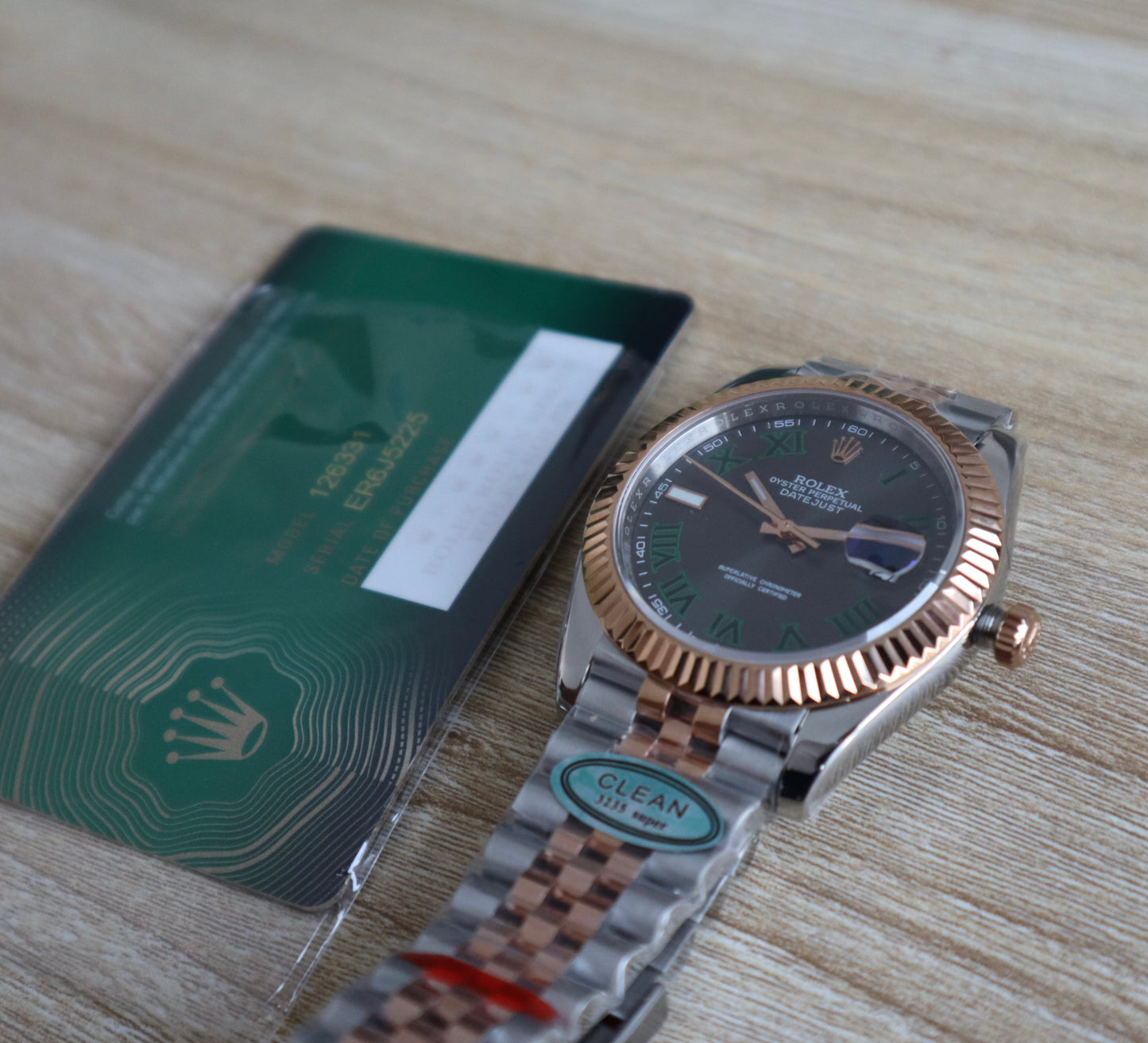 Rolex DateJust wimbledon - Clean - دايت جست ويمبلدون كلين حبه واحده