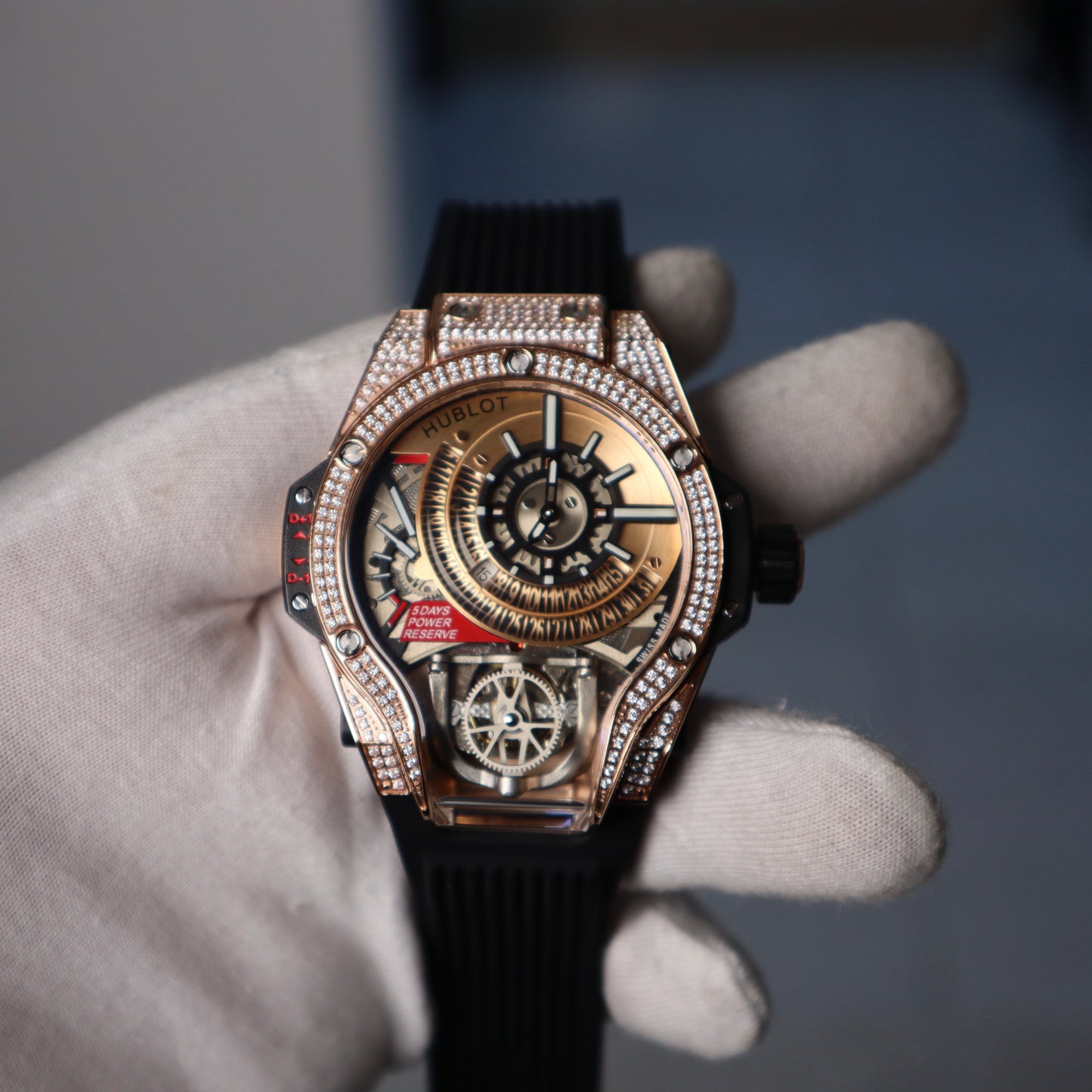 Hublot BIGBANG mp-13 tourbillon RoseGold - هبلوت بيجبانج روزجولد كلين