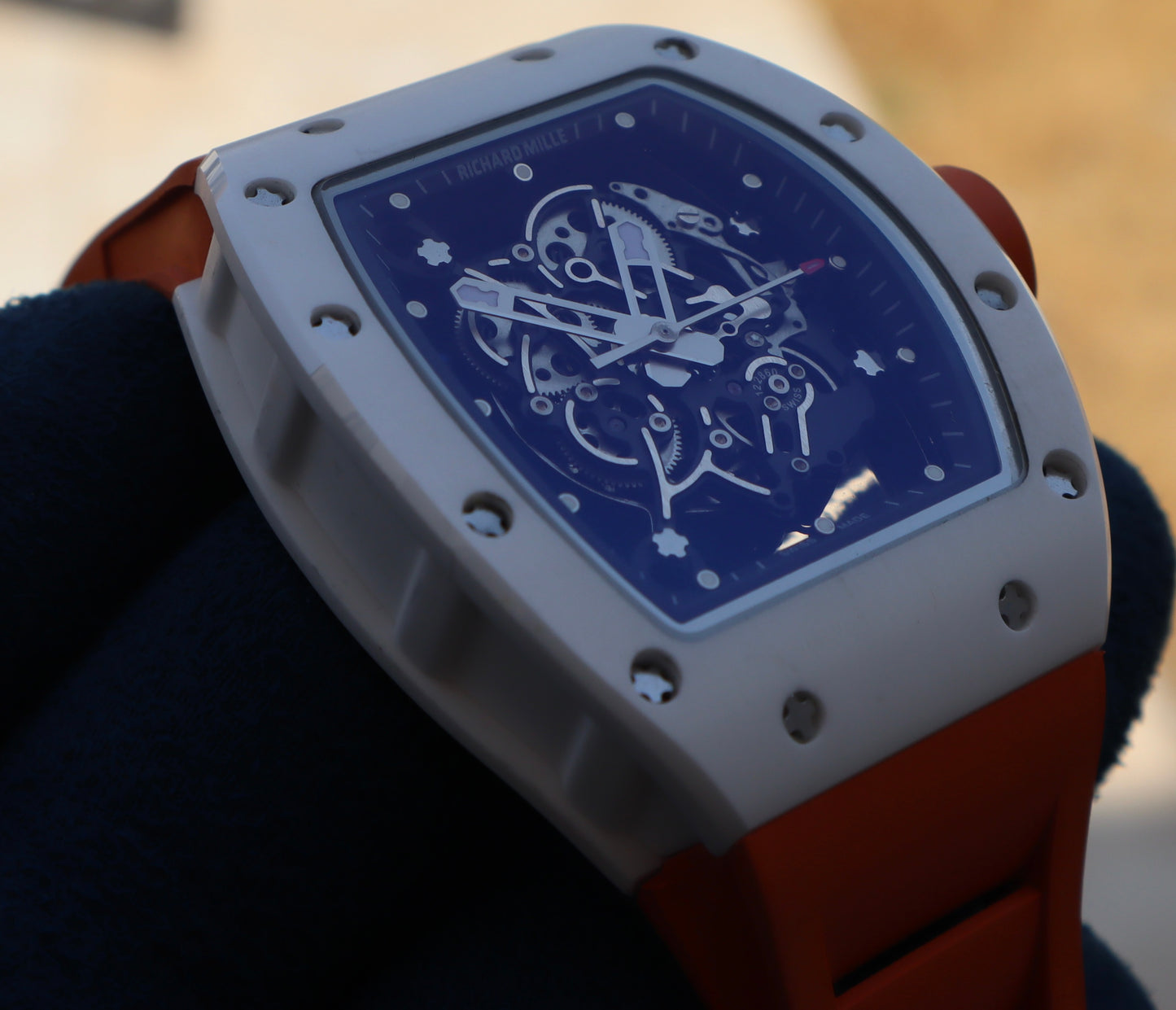 ريتشارد ميل بوبا واتسون أورانج - كلين طبق الأصل ماكينة سويسري