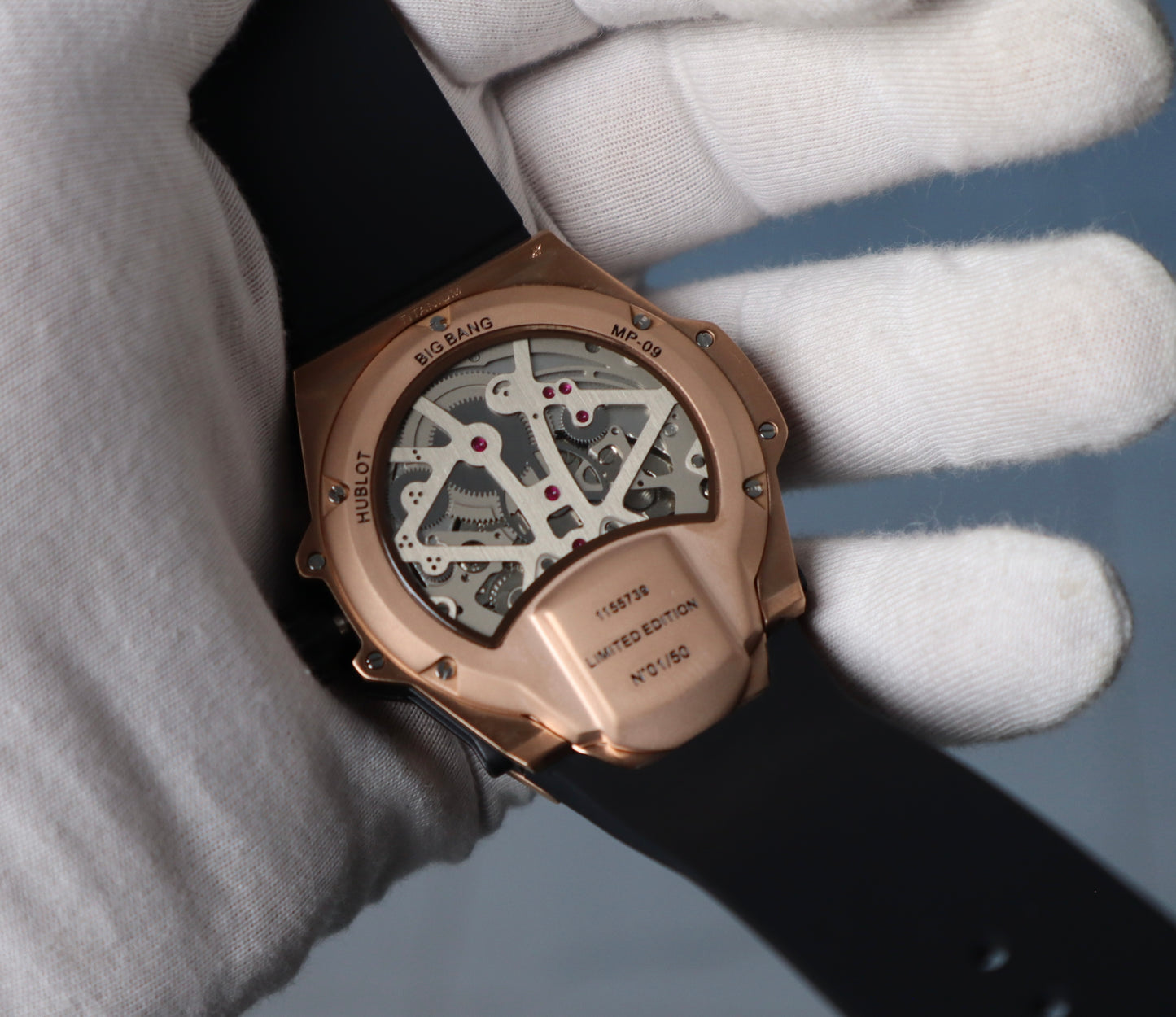 Hublot BIGBANG mp-13 tourbillon RoseGold - هبلوت بيجبانج روزجولد كلين
