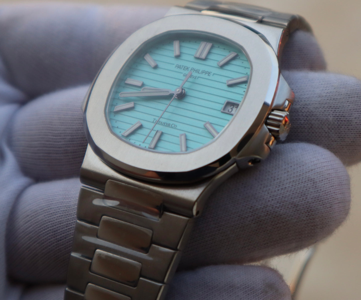 PATEK Philippe Tiffany CLEAN - تيفاني نسبة تطابق عالية جدا لا تفرق مكينة تصميم سويسري