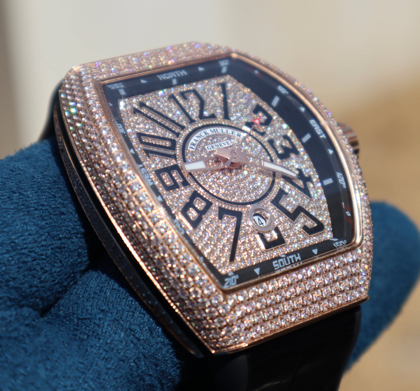 Frank muller- فرانك مولر روزجولد دايموند كلين