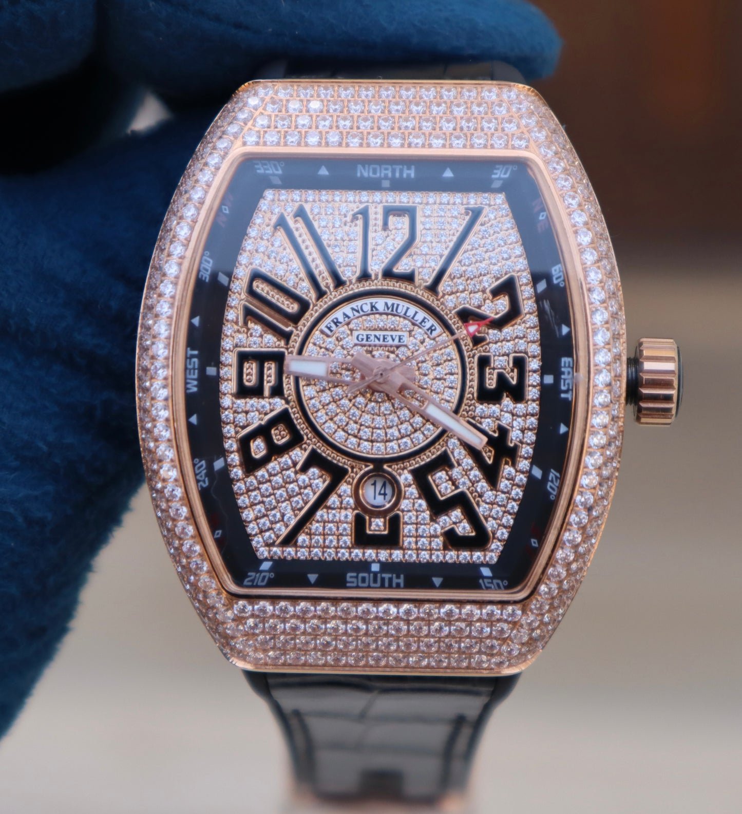 Frank muller- فرانك مولر روزجولد دايموند كلين