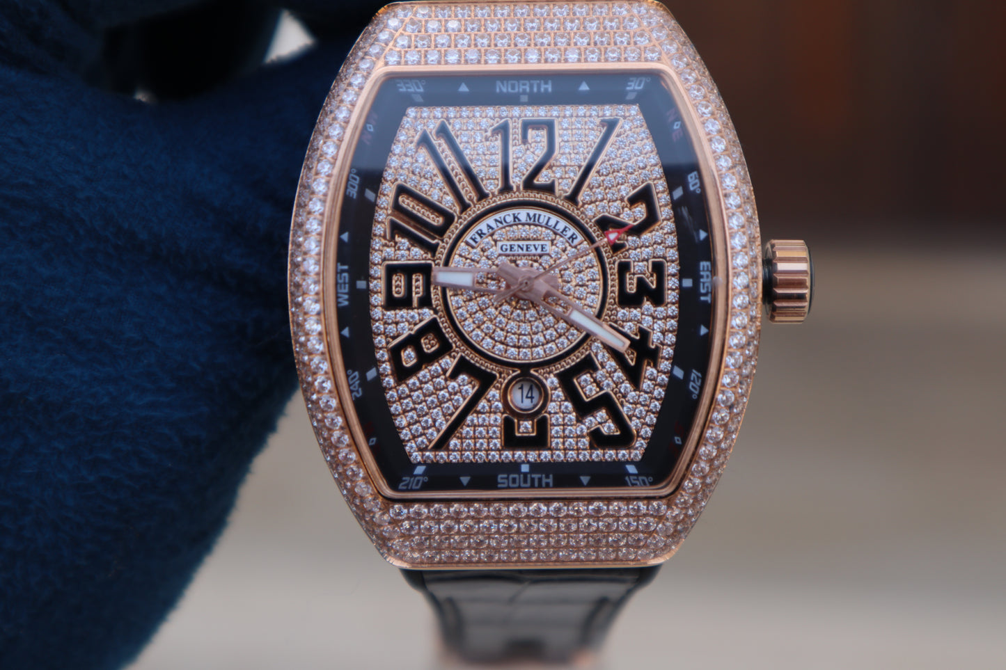 Frank muller- فرانك مولر روزجولد دايموند كلين