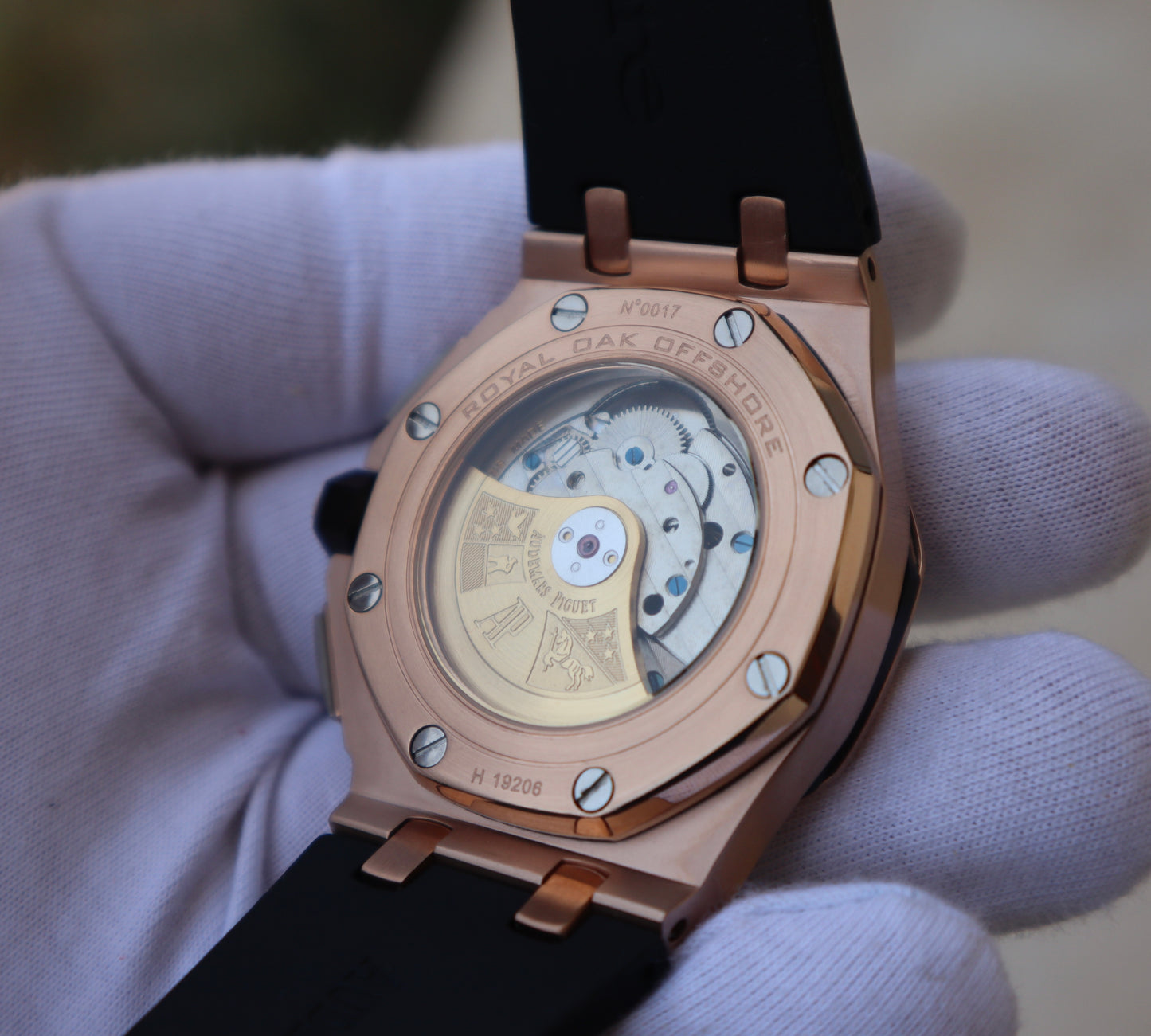 AP ROYAL OAK OFFSHORE- اوديمارس اوف شور كرونوجراف  قطعة واحدة اصدار نادر طبق الأصل