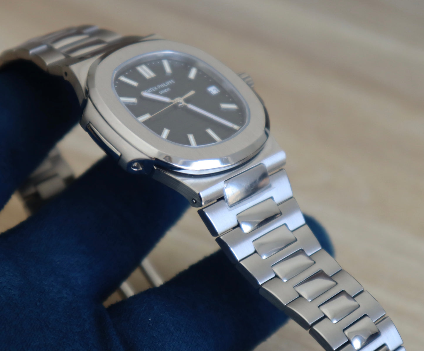 باتيك فيليب نوتلس مينا اسود - كلين طبق الأصل