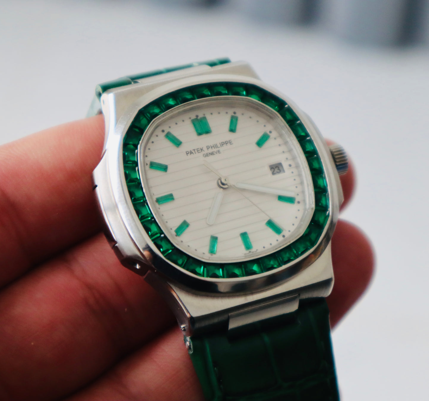 PATEK PHILIPPE RUBY - باتيك فيليب جرين روبي حبة وحدة فقط