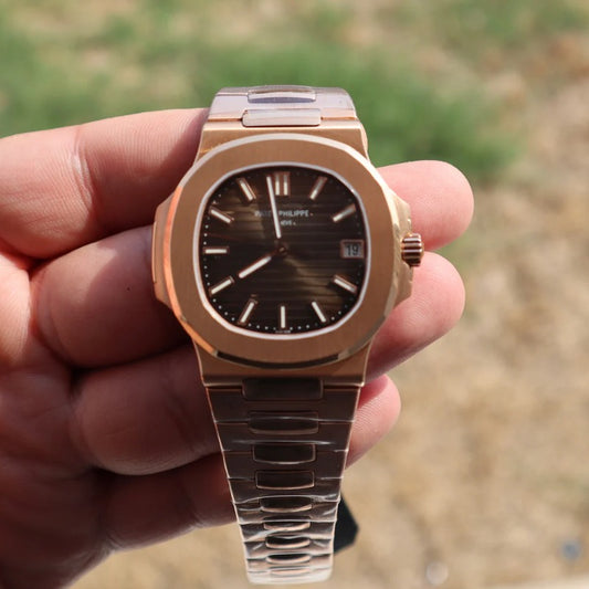PATEK Philippe 5711 - ساعة باتيك فيليب نوتلس فول روز جولد كلين طبق الاصل