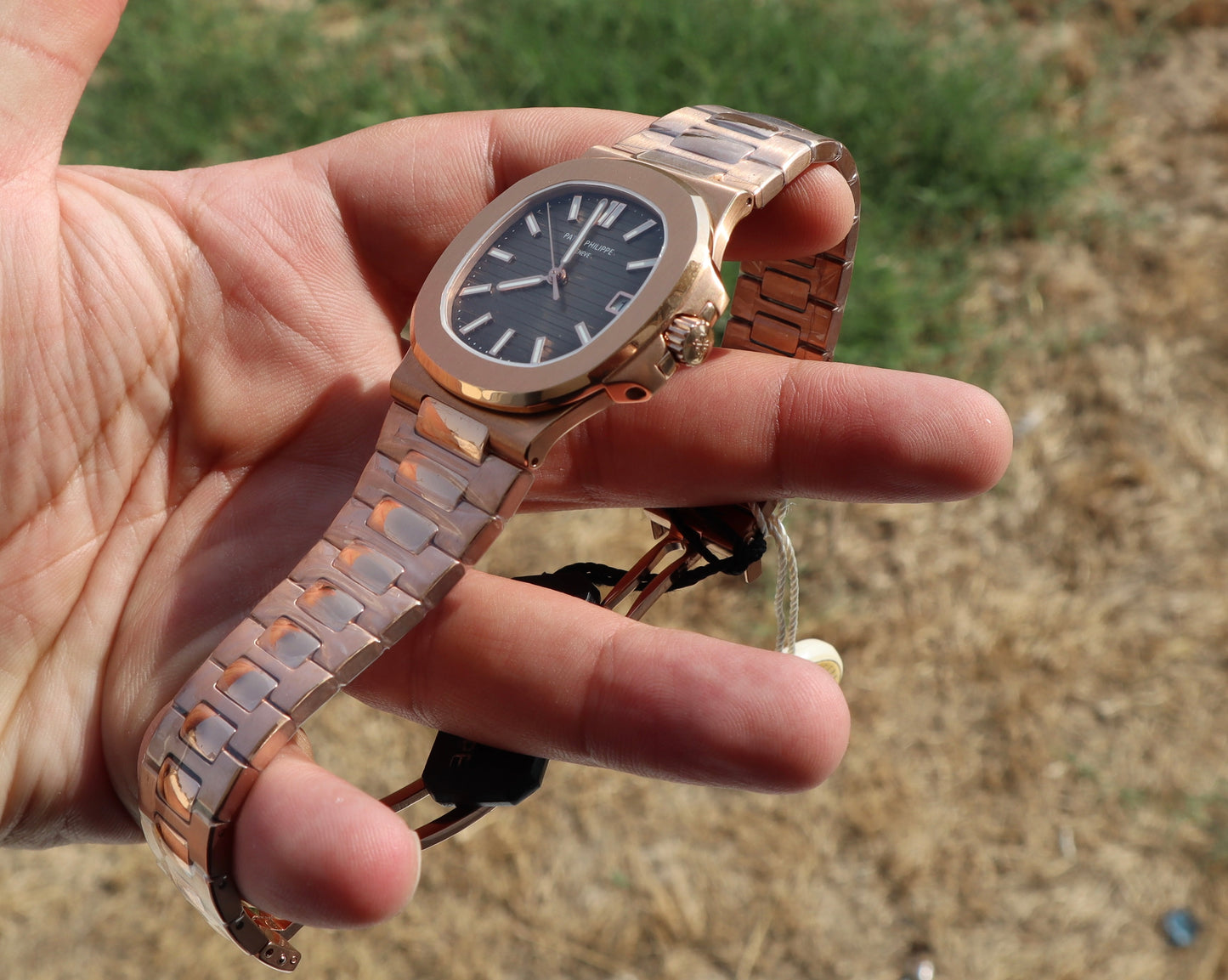 PATEK Philippe 5711 - ساعة باتيك فيليب نوتلس فول روز جولد كلين طبق الاصل