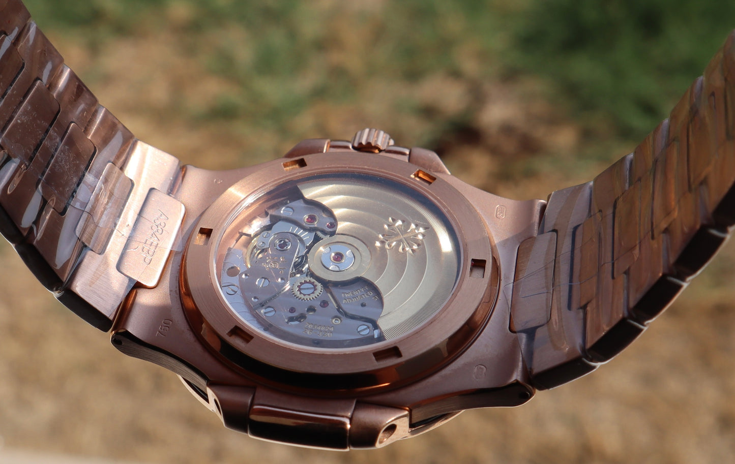 PATEK Philippe 5711 - ساعة باتيك فيليب نوتلس فول روز جولد كلين طبق الاصل