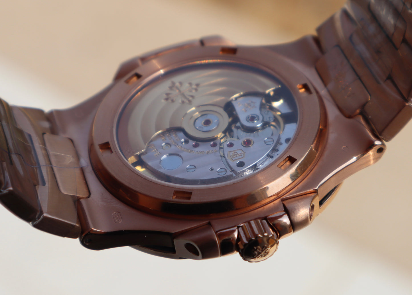 PATEK Philippe 5711 - ساعة باتيك فيليب نوتلس فول روز جولد كلين طبق الاصل