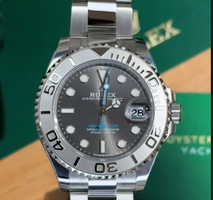 40 mm رولكس يخت ماستر ستانلس ستيل وبلاتينيوم