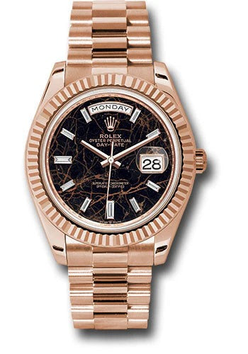 40 mm رولكس داي ديت روز جولد مينا ماربل شركليت - سوبر ماستر