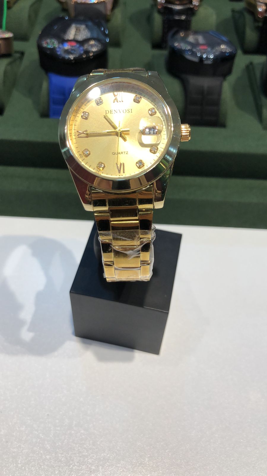 GOLDEN DENVOSI WATCH :  ساعة دينفوزي ذهبية