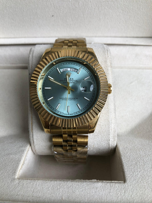 ROLEX WATCH   :  ساعة رولكس اويستر ازرق