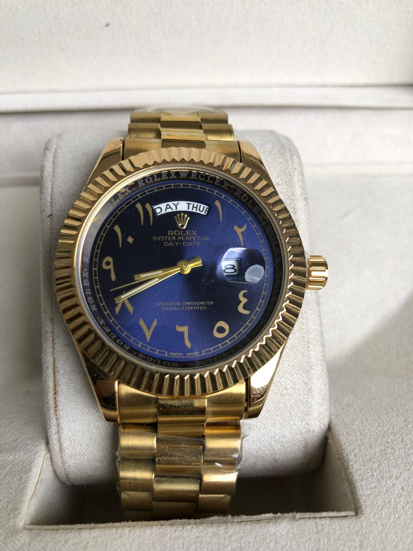 ROLEX WATCH   :  ساعة رولكس داي دايت عربي