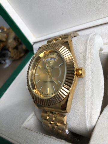 ROLEX WATCH   :  ساعة رولكس داي ديت ذهبي بالكامل