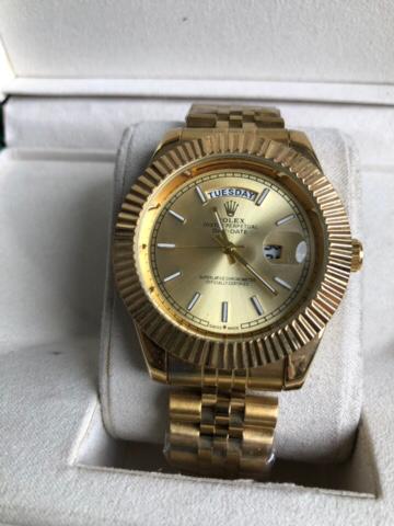 ROLEX WATCH   :  ساعة رولكس داي ديت ذهبي بالكامل