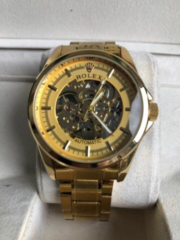 ROLEX WATCH   :  ساعة رولكس مميزة ذهبي