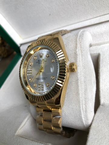 ROLEX WATCH   :  ساعة رولكس اويستر سلفر ذهبي