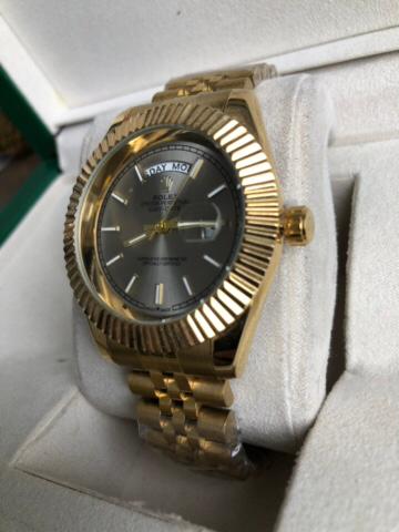 ROLEX WATCH   :  ساعة رولكس برونزي ذهبي