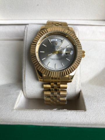 ROLEX WATCH   :  ساعة رولكس برونزي ذهبي
