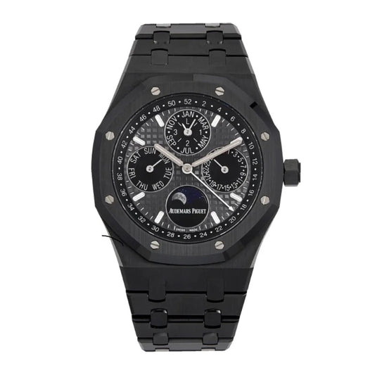 AP Calendar-black matt 41 mm  (كلين تايتل)