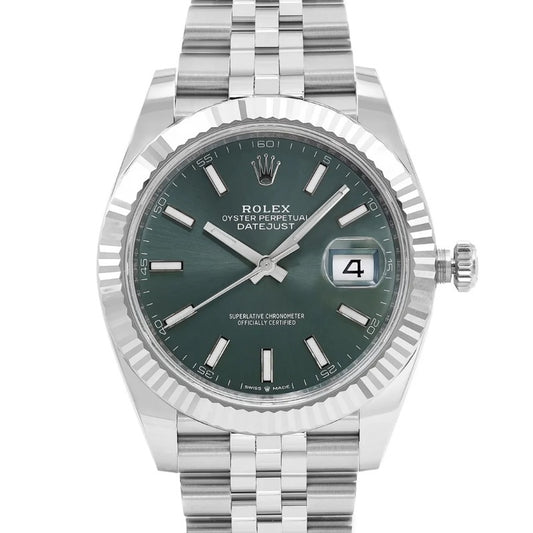41 mm رولكس دي جست زيتوني اصدار ٢٠٢٣ كلين تايتل  قطعة واحدة