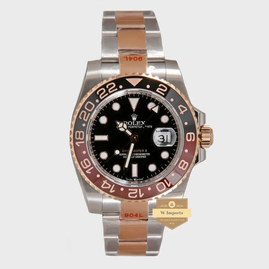 43 mm رولكس رووت بيير ماستر كلين- Rolex Root Beer