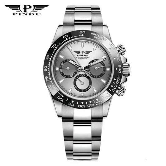 40 mm بيندو توايلايت اصلية عالية الجودة مكينه حفر لون سلفر