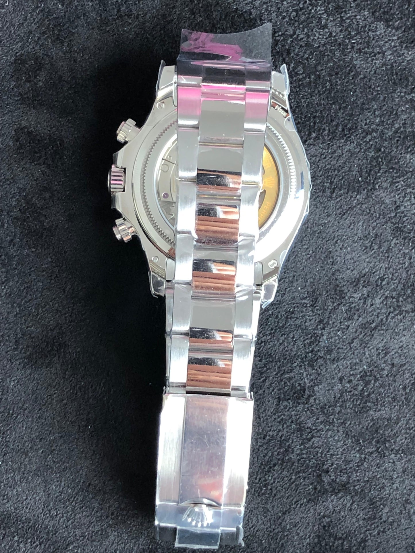 40 mm رولكس دايتونا مينا  أسود وعدادات بيضاء