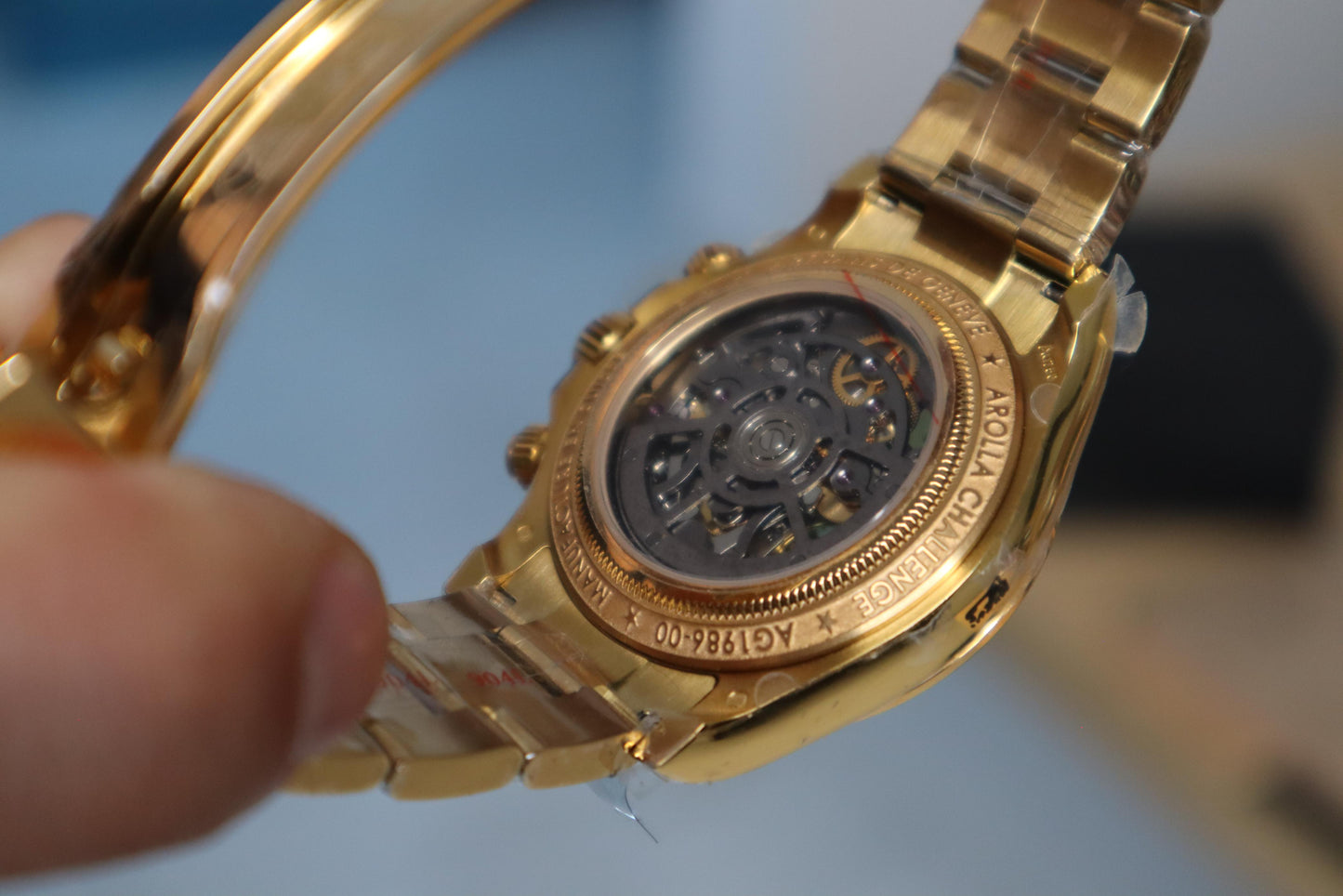 Rolex Daytona Green Ruby 40 mm -قطعة كلين طبق الأصل ماكيمة سويسري طبق الأصل متوفر حبة واحدة في كل العراق