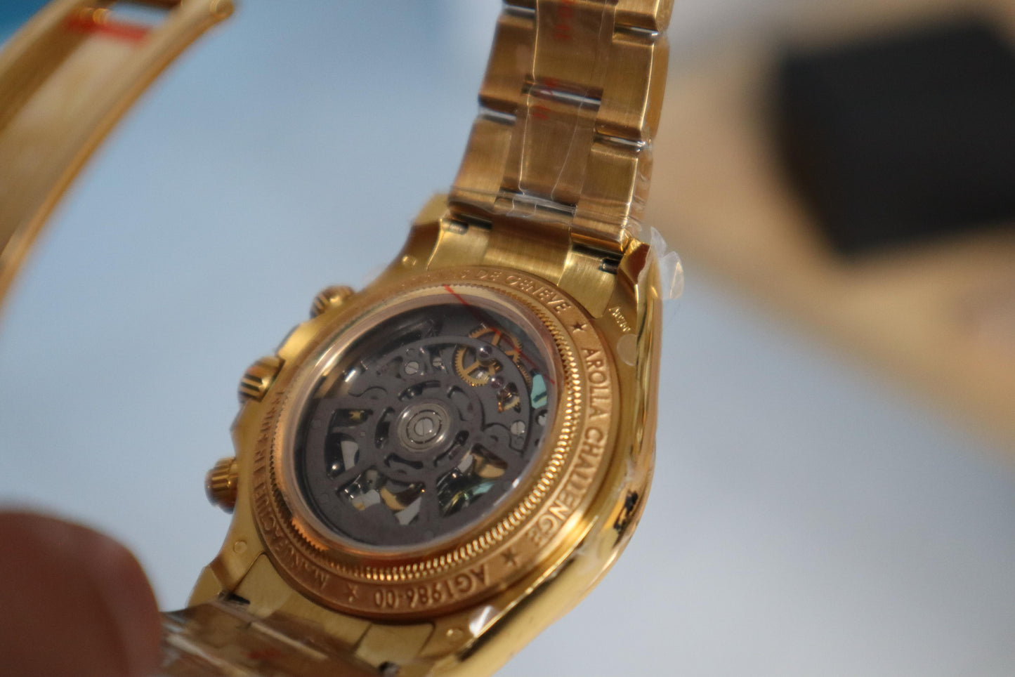 Rolex Daytona Green Ruby 40 mm -قطعة كلين طبق الأصل ماكيمة سويسري طبق الأصل متوفر حبة واحدة في كل العراق