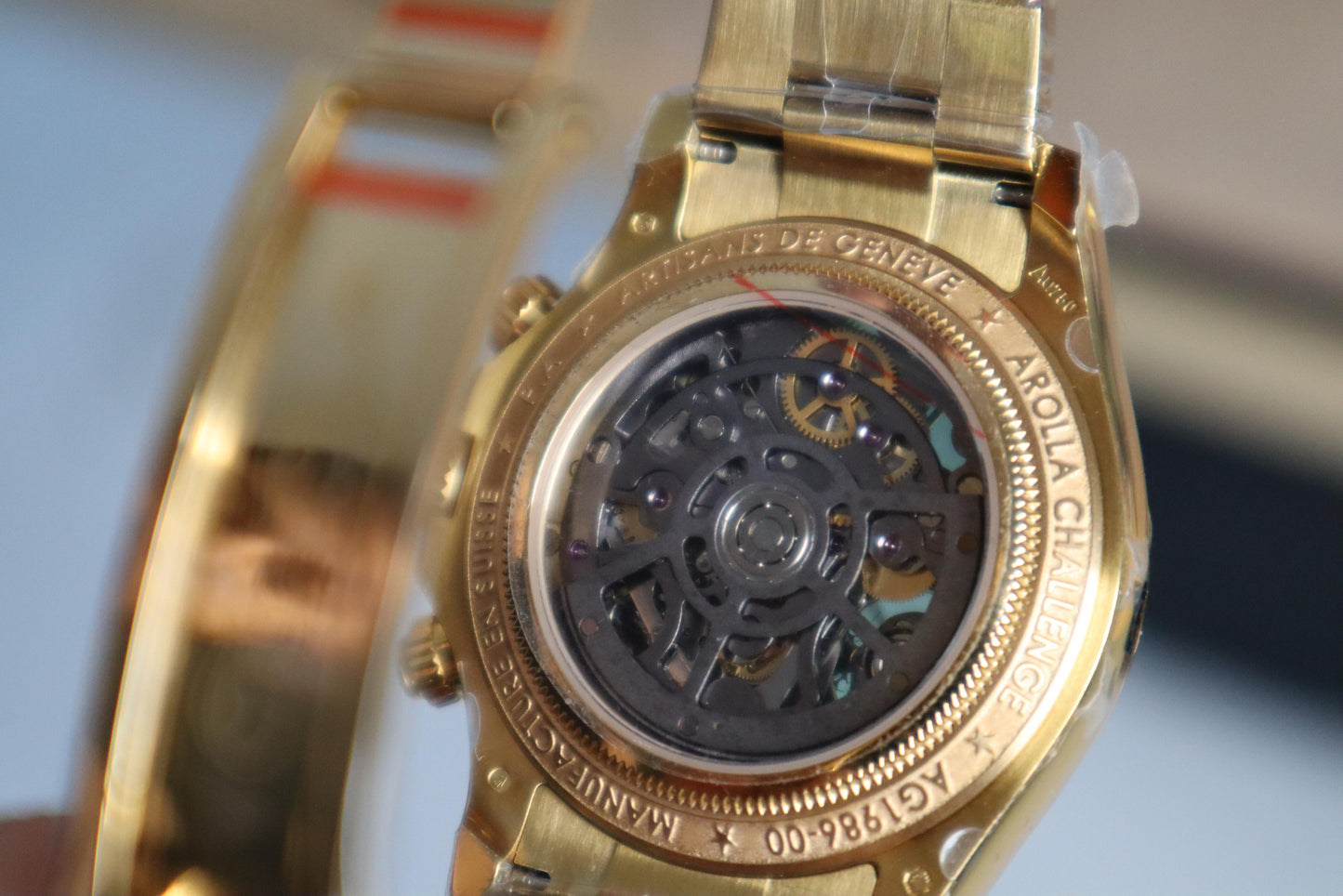 Rolex Daytona Green Ruby 40 mm -قطعة كلين طبق الأصل ماكيمة سويسري طبق الأصل متوفر حبة واحدة في كل العراق