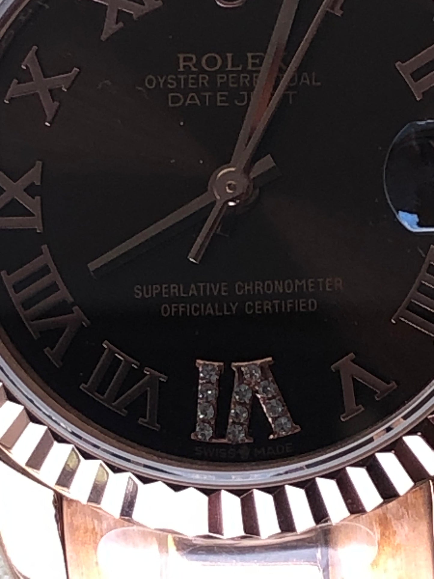 السعر ٥٥٠ دينار Rolex Datejust Lady  رولكس ديت جست نسائيه