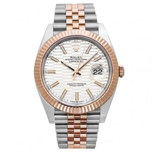 36 mm رولكس ديت جستستيل وذهب إيفروز بقرص ماربل
