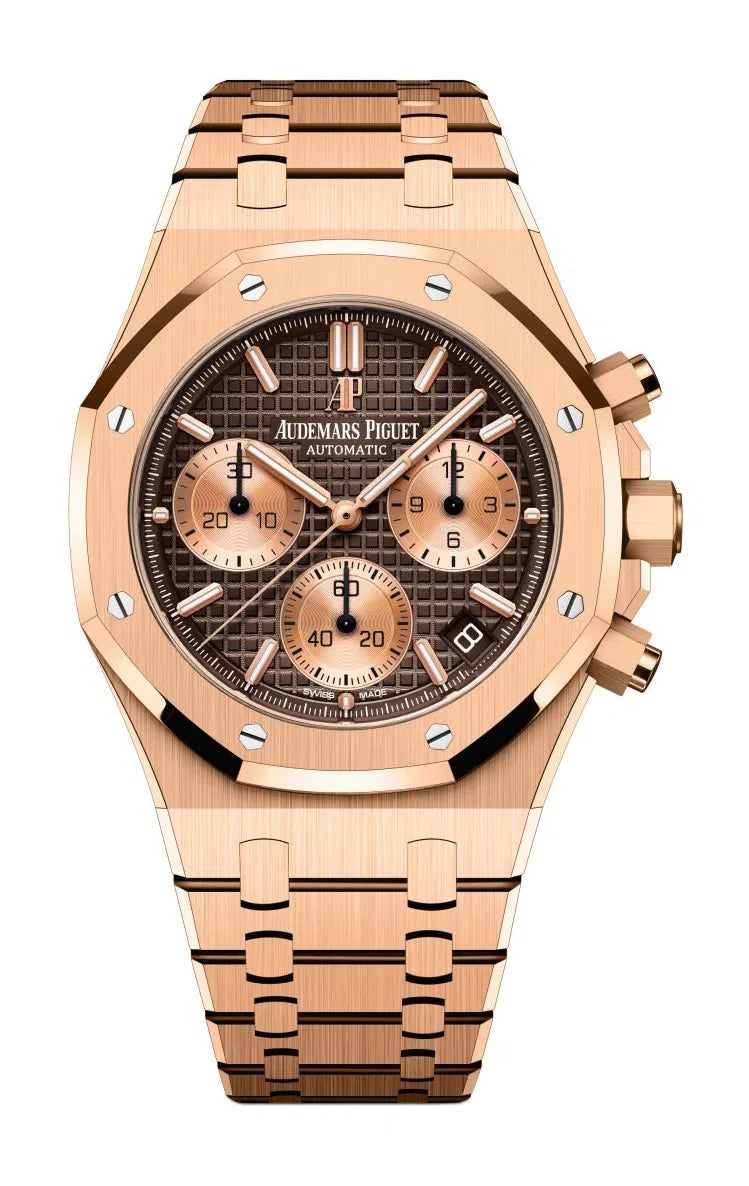 AP - Royal OAK Chronograph - رويال اوك كرونوجراف كلين طبق الاصل ماكينة سويسري