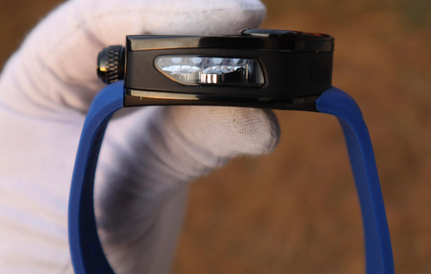 Jacob & Co - جاكوب بوجاتي شيريون كلين ستراب كحلي