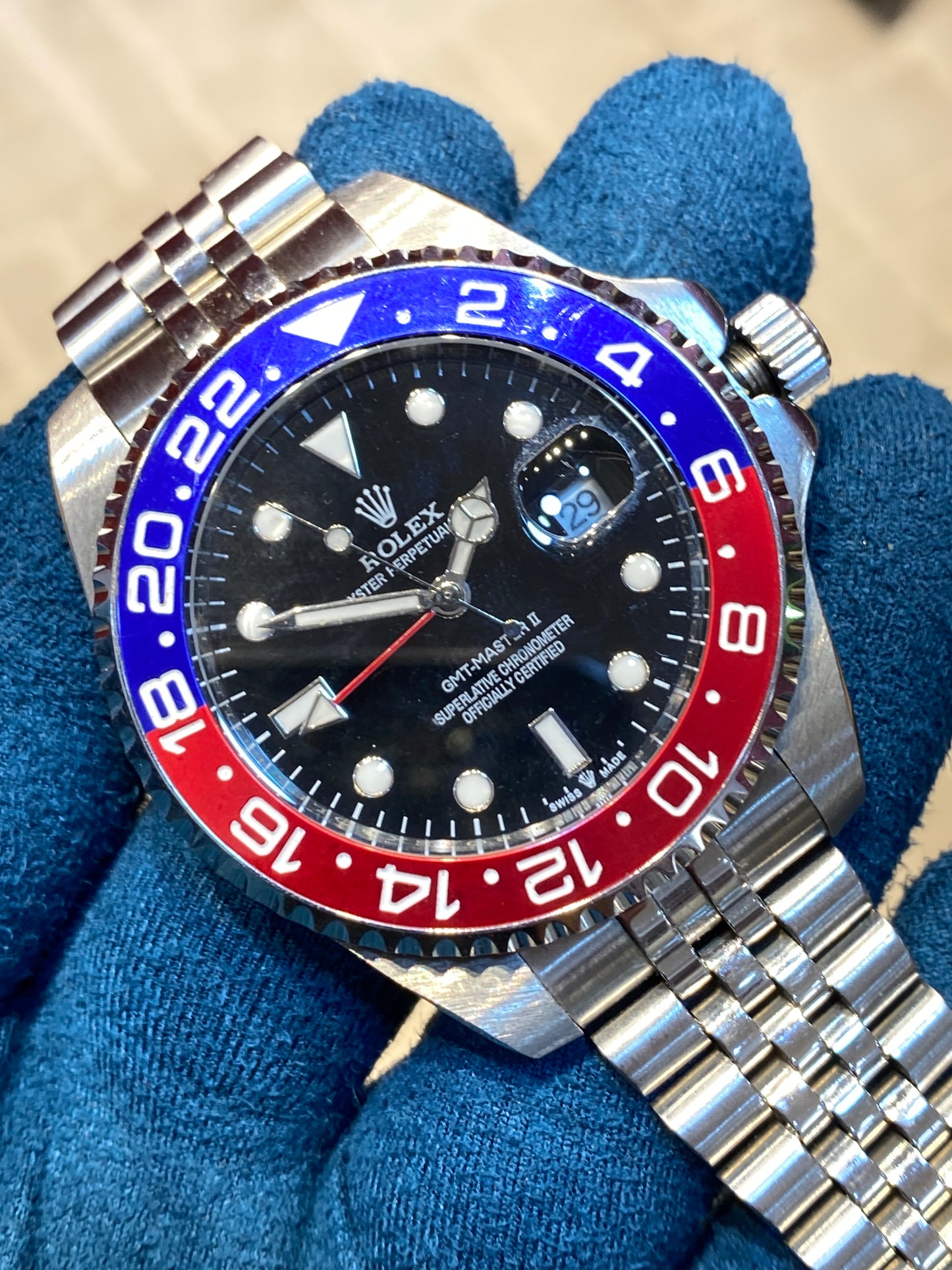 روليكس جي ام تي ببسي - جراند ماستر ماكينة اوتوماتيك (قطعة واحدة)