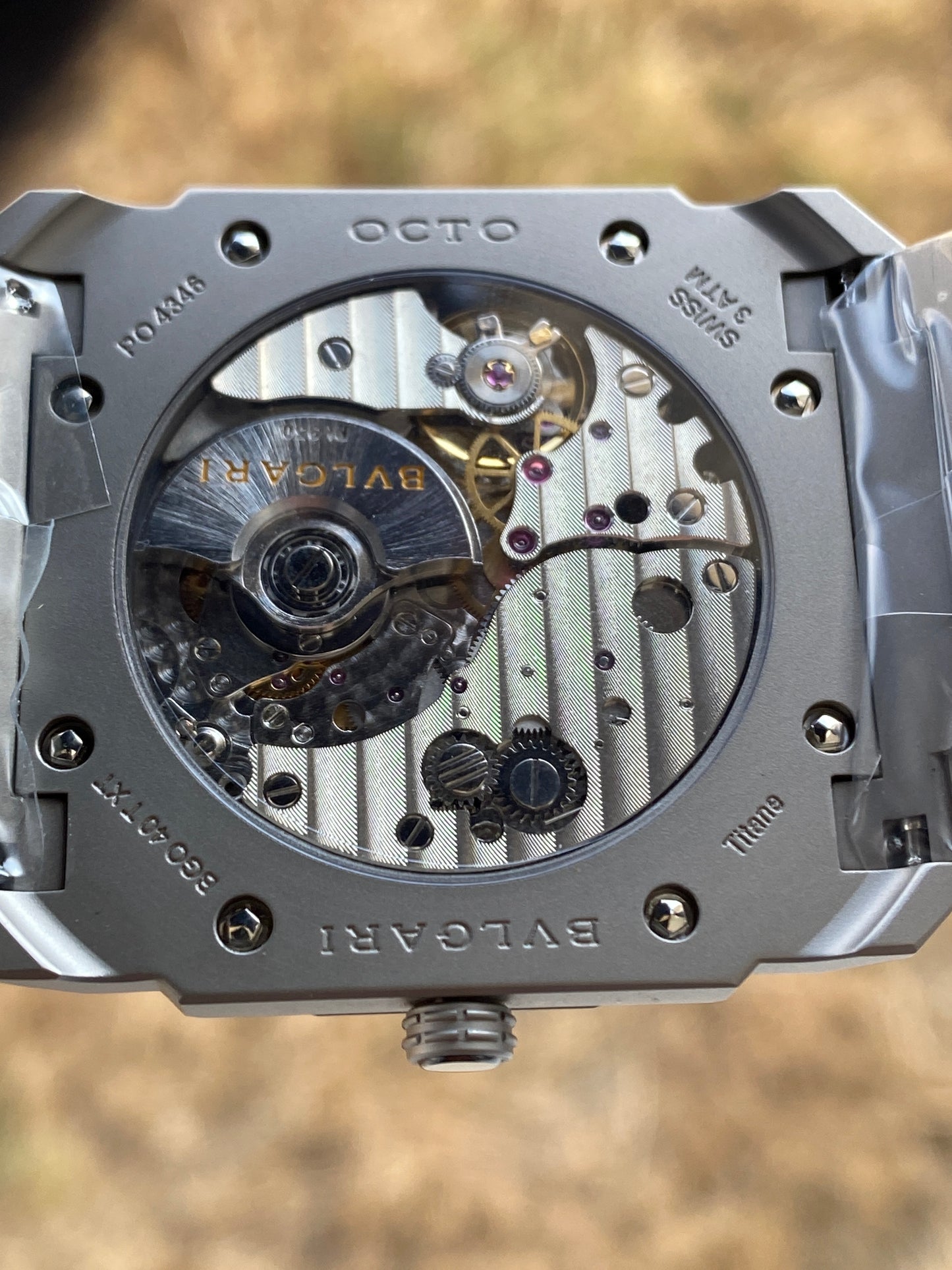 Bulgari Octo Finissimo - انحف ساعة بالعالم ماكينة سويسريو تيتانيون - القطعة الوحيدة بالعراق (السعر بالاردني 750)