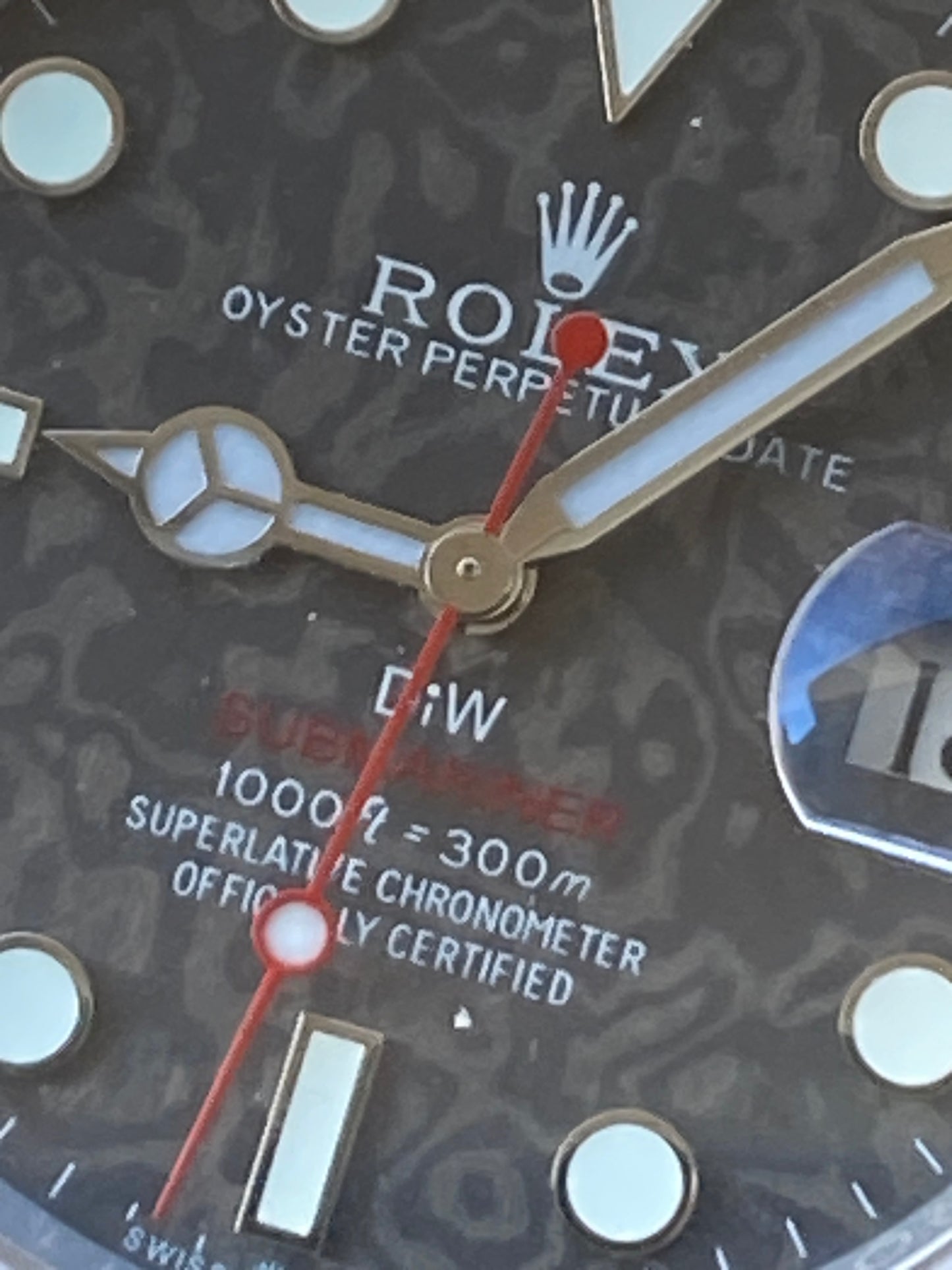 Rolex Submariner DIW - اصدار خاص قطعة واحدة كلين طبق الأصل ماكينة سويسري