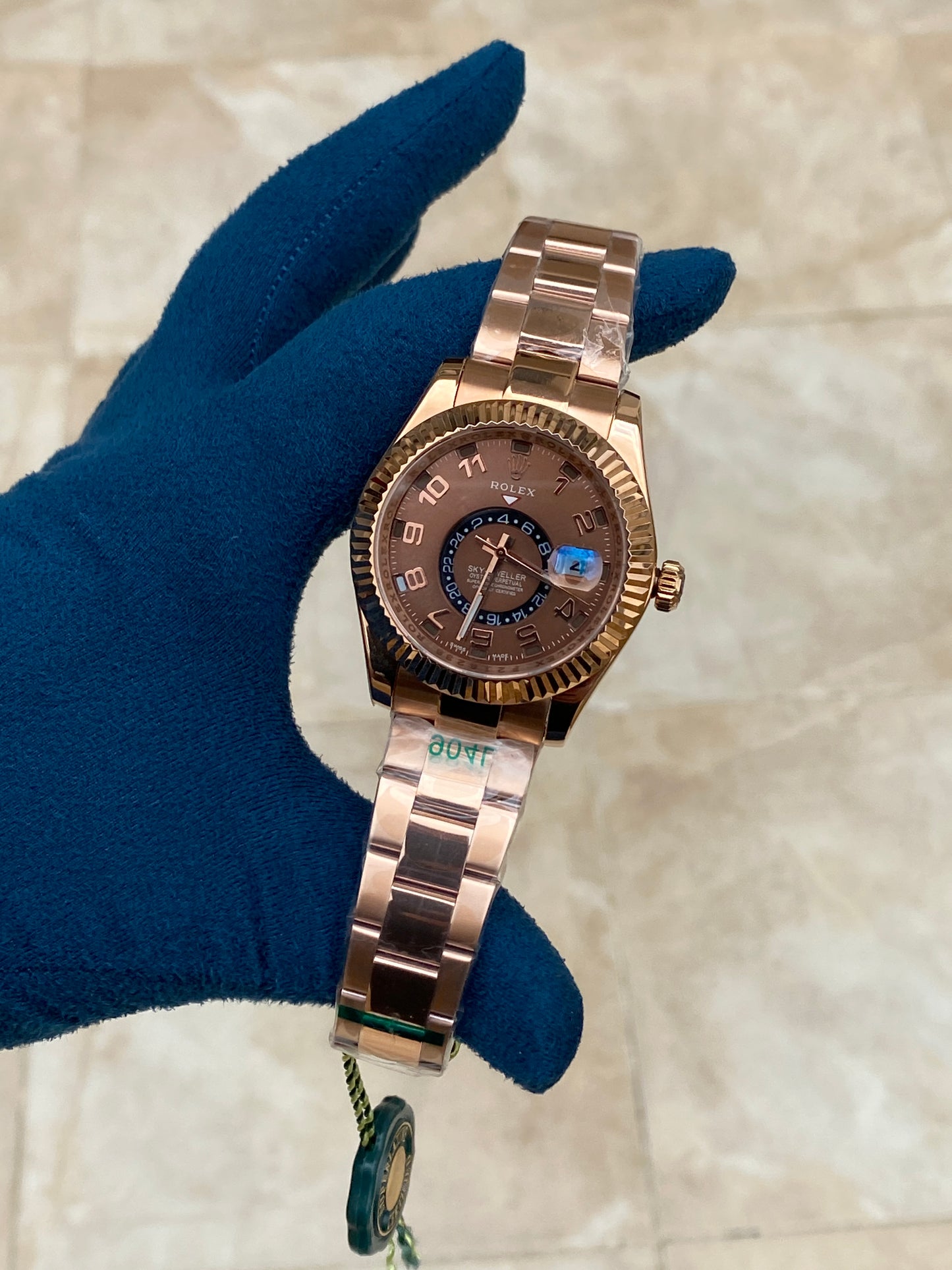 روليكس سكاي دولر فول روز جولد - جراند ماستر ماكينة اوتوماتيك (Copy)