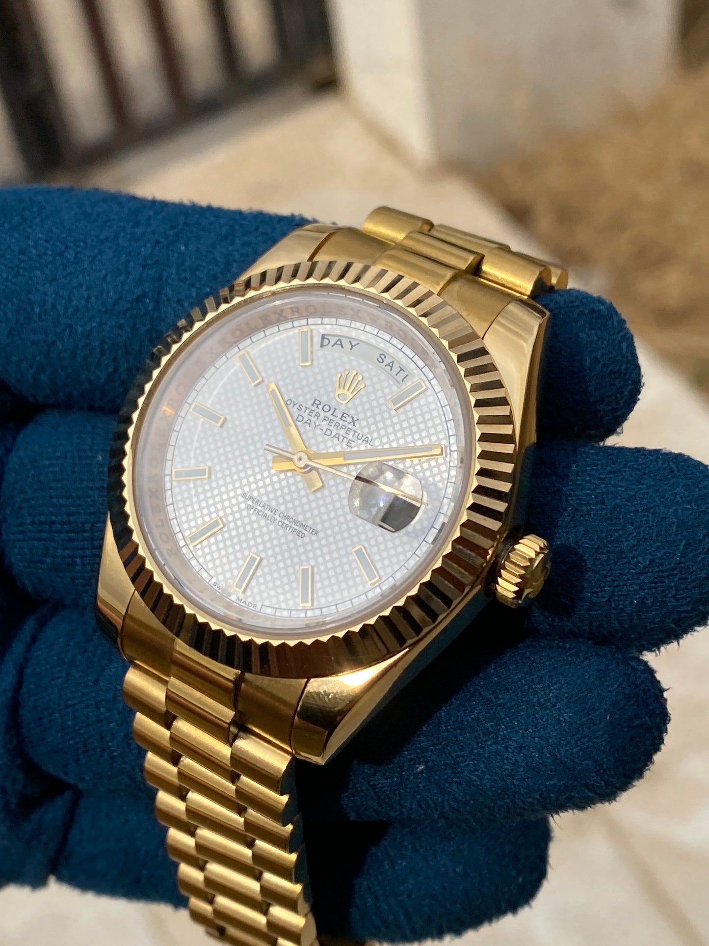 روليكس دايت جست ذهب اصفر - جراند ماستر ماكينة اوتوماتيك