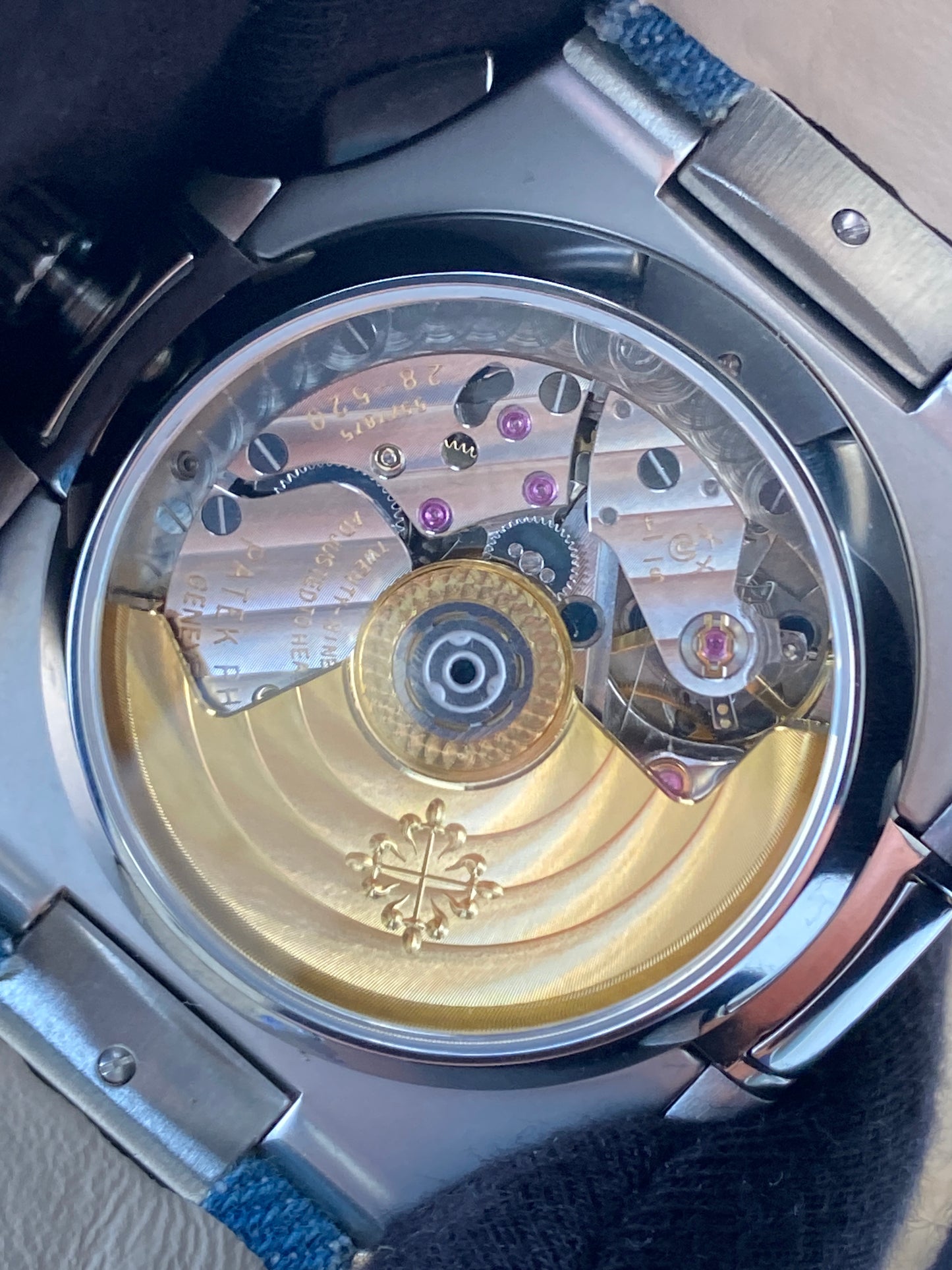 PATEK Philippe Chronograph Jeans- حبة وحدة ماكينة سويسري طبق الأصل و التصوير دون فلاتر او تعديل