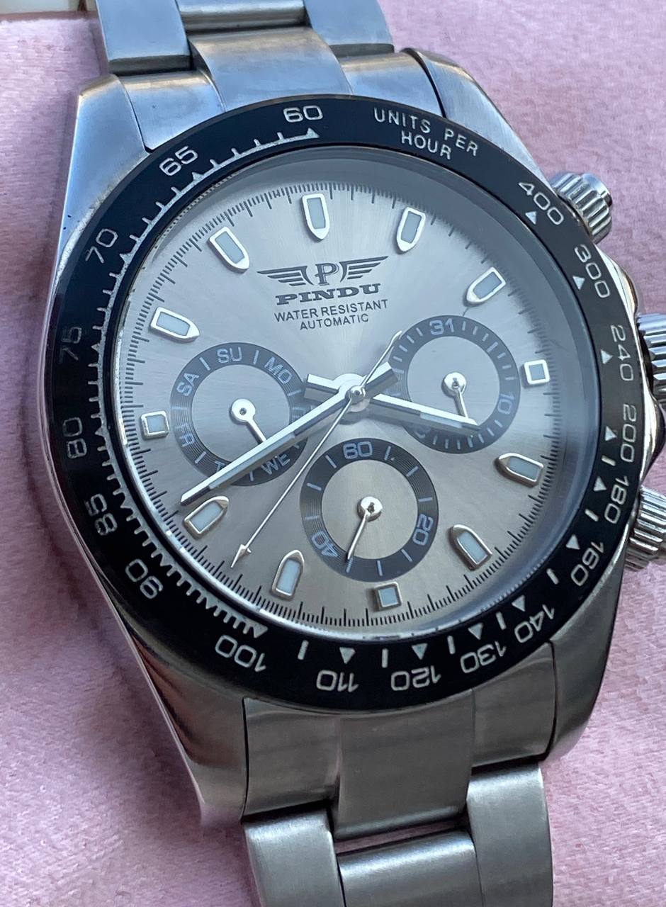 40 mm بيندو توايلايت اصلية عالية الجودة مكينه حفر لون سلفر