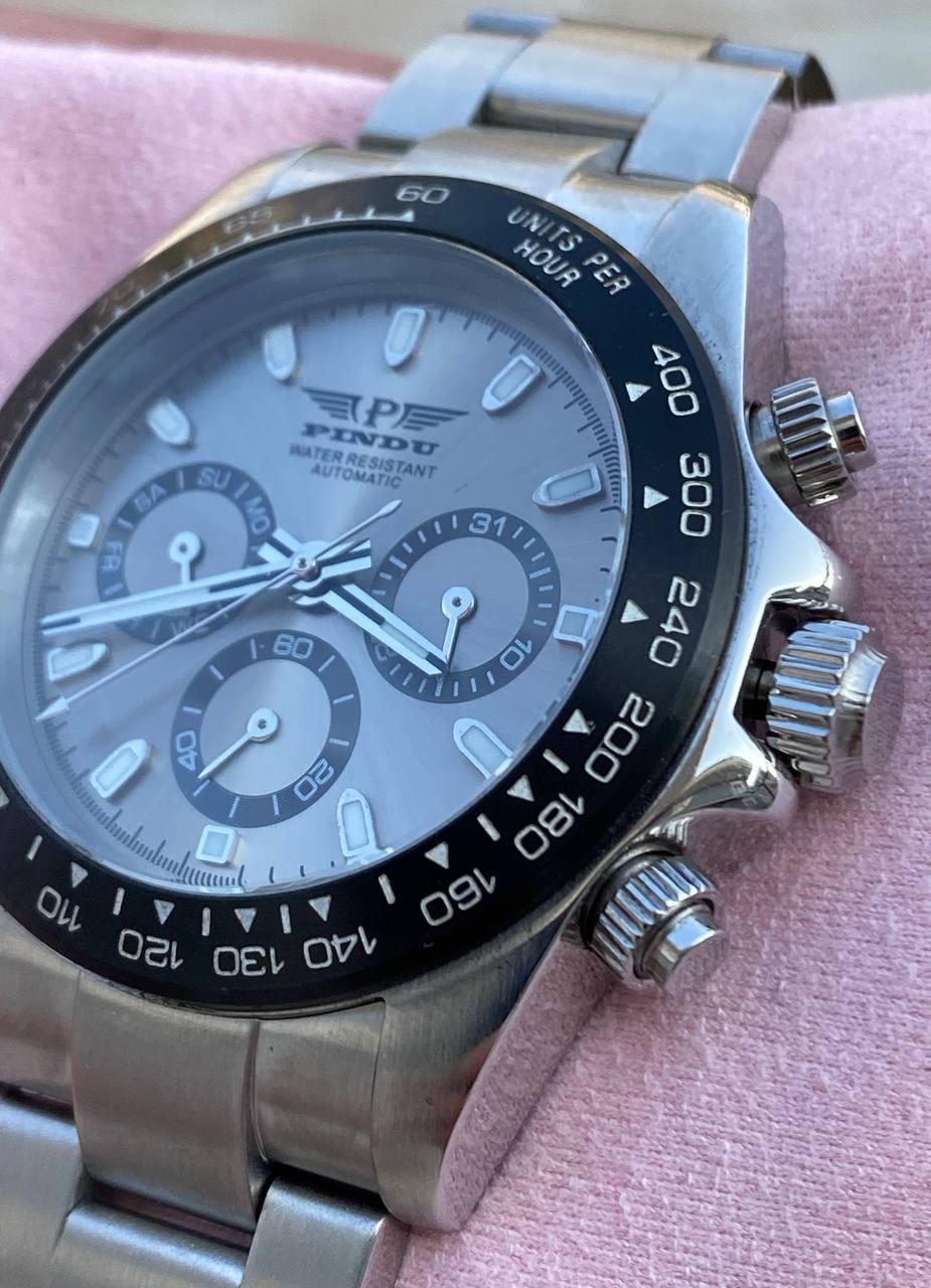 40 mm بيندو توايلايت اصلية عالية الجودة مكينه حفر لون سلفر