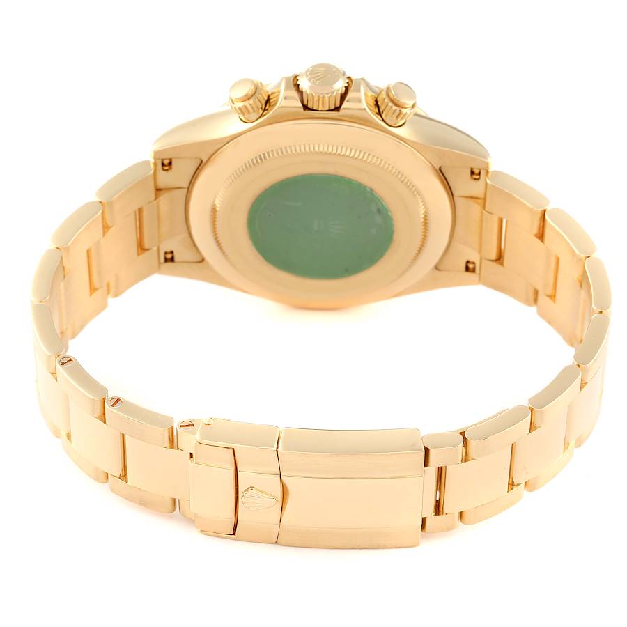 40 mm رولكس دايتونا ذهب أصفر بقرص ذهبي