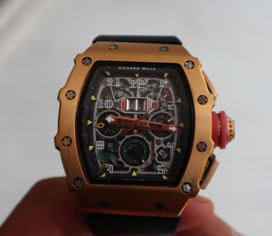 Richard Mille 11 Chronograph (ساعة نادرة جداً اصدار ٢٠٢١ مخصصة لمجمعين الساعات) (السعر بالأردني 550)